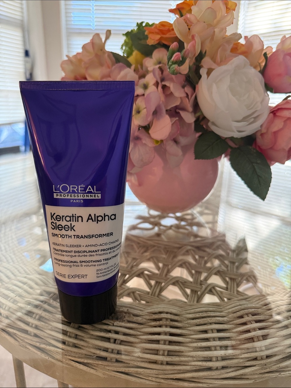 L'Oreal Keratin Alpha Sleek Smooth Transformer - Purple
